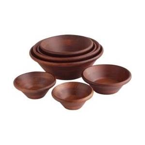 ヤマコー 天然木サラダボウル こげ茶 15cm ＜PSLL902＞ | 