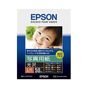 EPSON(エプソン) 【純正】 KL50PSKR（写真用紙/光沢/L判/50枚入り） 【864】 | エプソン