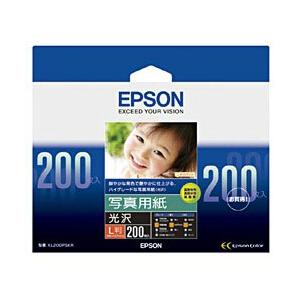EPSON(エプソン) 【純正】 KL200PSKR　写真用紙 光沢 （L判・200枚） 【864】 | エプソン