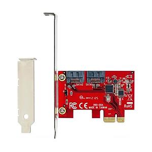 KuroutoShikou(玄人志向) インターフェースカード 内部 SATAIIIｘ2 [PCI-Express]   SATA3-I2-PCIE2 | 玄人志向