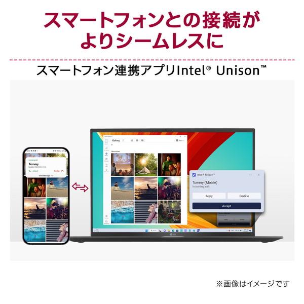 ノートパソコン LG gram スノーホワイト 14ZB90R-MR54J1 ［14.0型 /Windows11 Home /intel Core i5 /メモリ：8GB /SSD：512GB /Office Home and Business /日… | LGエレクトロニクス | 10