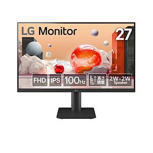LG(エルジー) PCモニター   27MS550-B ［27型 /フルHD(1920×1080) /ワイド /100Hz］ | LGエレクトロニクス