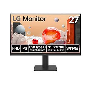 LG(エルジー) USB-C対応 PCモニター LG Monitor  27MS570B-B ［27型 /フルHD(1920×1080) /ワイド /100Hz］ | LGエレクトロニクス