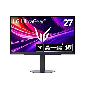 LG(エルジー) 27G810A-B ゲーミングモニター LG UltraGear  ［27型 /4K(3840×2160） /ワイド /180Hz］ | LGエレクトロニクス