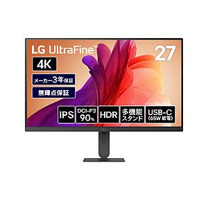 LG(エルジー) USB-C接続 PCモニター  ブラック 27U730B-B ［27型 /4K(3840×2160） /ワイド /60Hz］ | LGエレクトロニクス