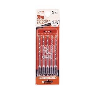 ユニカ 充電ドライバービットドリル　3.5mm　5本セット　DP5RJ35 | unica