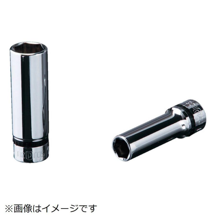 KTC ネプロス　９．５ｓｑ．ディープソケット（六角）２１ｍｍ | 