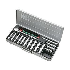 京都機械工具 12．7sq．ディープソケットレンチセット［15点］ TB4L10X | 