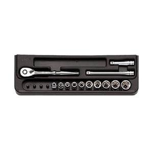 京都機械工具 6．3sq．ソケットレンチセット［17点］ TB214 | 