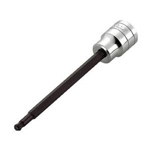 京都機械工具 9．5sq．ロングボールポイントヘキサゴンビットソケット5mm BT305BPL | 