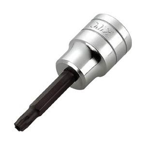 京都機械工具 12．7sq．T型いじり止めトルクスビットソケットT55 BT4T55H | 