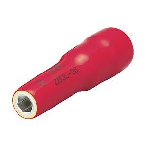 KTC ＫＴＣ 絶縁工具 ９．５ｓｑ．ディープソケット  ８ｍｍ ＺＢ３Ｌ−０８ | 