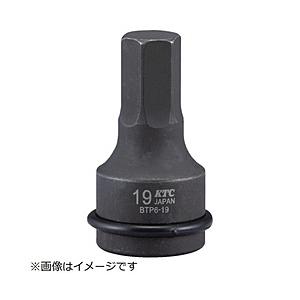 KTC KTC　19．0sq．　インパクトレンチ用ヘキサゴンレンチ   BTP6-17P | 