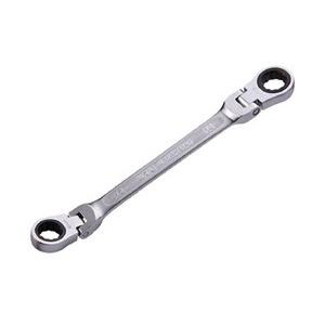 京都機械工具 ラチェットめがねレンチ（両頭型首振りタイプ） 8X10mm MR1A0810F | 