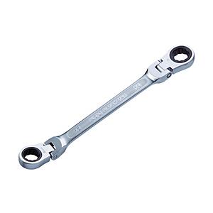 京都機械工具 ラチェットめがねレンチ（両頭型首振りタイプ） 12X14mm MR1A1214F | 