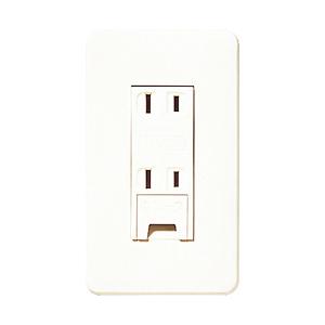 Panasonic(パナソニック) フルカラー埋込アースターミナル付ダブルコンセント（ミルキーホワイト） WNP1532MWP | Panasonic