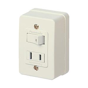 Panasonic(パナソニック) コンセント付タンブラスイッチ WS3901WP | Panasonic