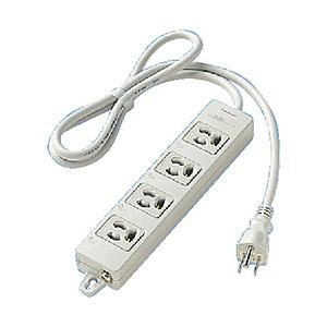 Panasonic(パナソニック) 電源タップ （3P・4個口・接地15A抜け止め形・1m・グレー)　WCH2414H | Panasonic