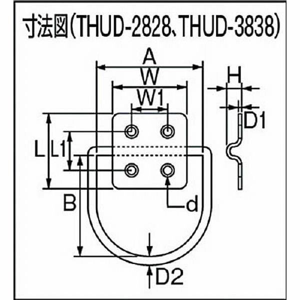トラスコ中山 THUD-2613 TRUSCO ハンガーユニットD型 ステンレス製 L26XW13 | TRUSCO中山 | 01