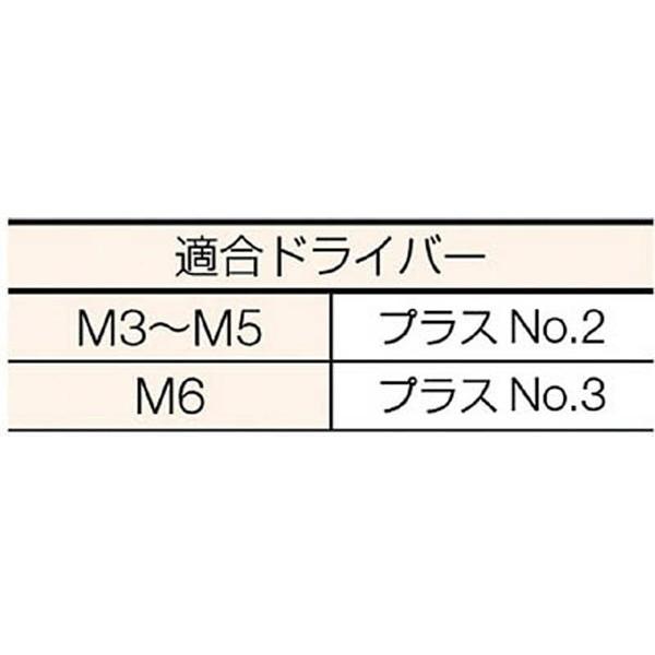 トラスコ中山 皿頭タッピングねじ　ユニクロ　サイズM5．0×35　55本入　B080535 | TRUSCO中山 | 01
