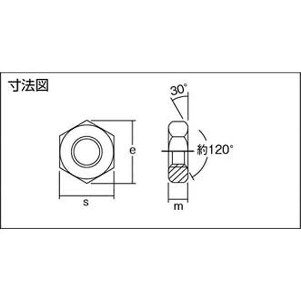 トラスコ中山 六角ナット3種　ステンレス　サイズM10×1.5　16個入　B570010 | TRUSCO中山 | 01