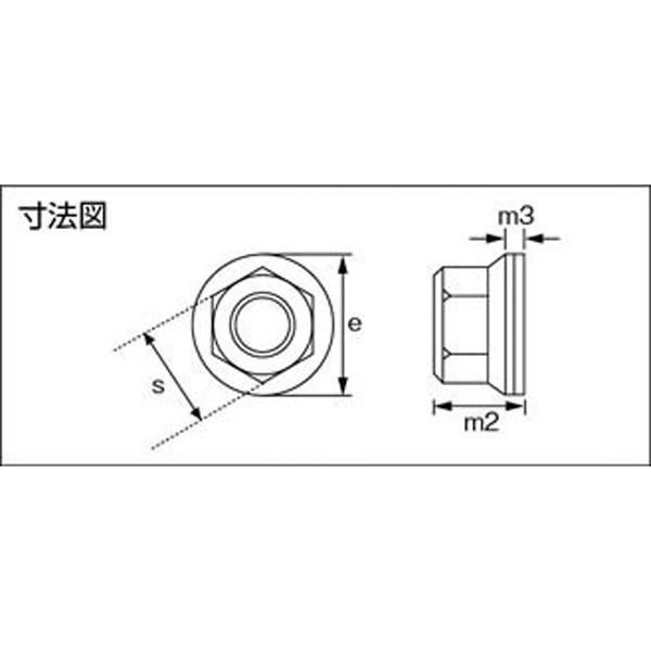 トラスコ中山 フランジナット　ユニクロム　サイズM5×0．8　110個入　B790005 | TRUSCO中山 | 01