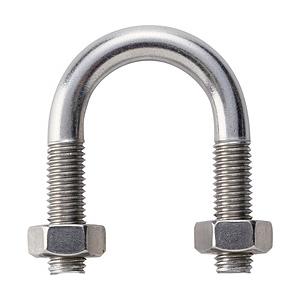 トラスコ中山 ＴＲＵＳＣＯ　ＳＧＰ用Ｕボルト　ＳＵＳ３０４　呼び径２０Ａ　ねじ径Ｍ１０   TSGP-BTM10-20A-S                    6600 | TRUSCO中山