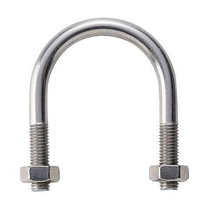 トラスコ中山 ＴＲＵＳＣＯ　ＳＧＰ用Ｕボルト　ＳＵＳ３０４　呼び径４０Ａ　ねじ径Ｍ１０   TSGP-BTM10-40A-S                    6600 | TRUSCO中山