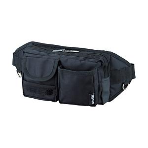 トラスコ中山 ウエストポーチ　2ポケット　ブラック　TCWDPBK | TRUSCO中山
