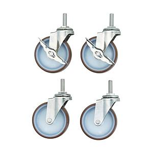 トラスコ中山 クリーンラビット Φ100ナイロンウレタン車輪セット SUS金具 CRBSU100SET | TRUSCO中山