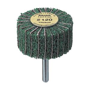 トラスコ中山 ナイロンミックスホイール 外径100X厚25X軸6 5個入120♯ FM1025 | TRUSCO中山