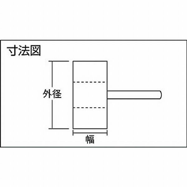 トラスコ中山 SF-3025 TRUSCO スピンネジ式フラップホイール 外径30 5個入 80♯ | TRUSCO中山 | 03