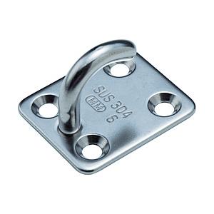 トラスコ中山 ステンレスオープンアイプレート6mm TOIP6 | TRUSCO中山