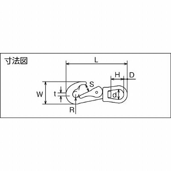 トラスコ中山 TBRF-2 TRUSCO 真鍮スイベルスナップ | TRUSCO中山 | 02
