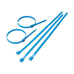 トラスコ中山 カラーインラインケーブルタイ青9．0×391最大117 100本入 TFCVR391B | TRUSCO中山