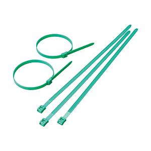 トラスコ中山 カラーインラインケーブルタイ緑9．0×391最大117 100本入 TFCVR391GN | TRUSCO中山