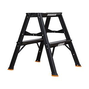トラスコ中山 アルミ製踏台 2段 高強度型 黒 TSAF2BK | TRUSCO中山