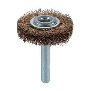 トラスコ中山 軸付ホイールブラシ φ38X軸6 真鍮 線径0．15 TB6214 | TRUSCO中山