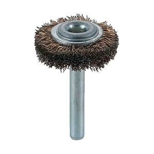 トラスコ中山 軸付ホイールブラシ φ32X軸6 真鍮メッキ鋼線 線径0．25 TB6201 | TRUSCO中山