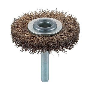 トラスコ中山 軸付ホイールブラシ φ50X軸6 真鍮メッキ鋼線 線径0．25 TB6221 | TRUSCO中山