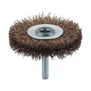 トラスコ中山 軸付ホイールブラシ φ65X軸6 真鍮メッキ鋼線 線径0．25 TB6231 | TRUSCO中山