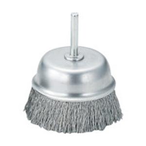 トラスコ中山 軸付カップブラシ φ75X軸6 ステンレス線 線径0．3 TB6643 | TRUSCO中山