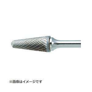 トラスコ中山 超硬バー テーパー型 Φ6X刃長16X軸6 ロング シングルカット TB7C060SL150 | TRUSCO中山