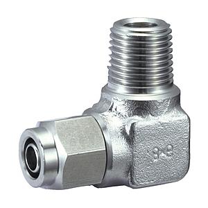 トラスコ中山 SUSメイルエルボ 適用チューブ径4X2 ねじR1／8 TS401ML | TRUSCO中山