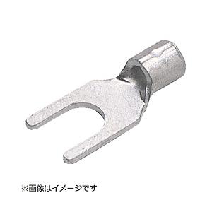 トラスコ中山 裸圧着端子 先開形 φ3.7長さ15.8　T2Y3.5 （1パック45個） | TRUSCO中山