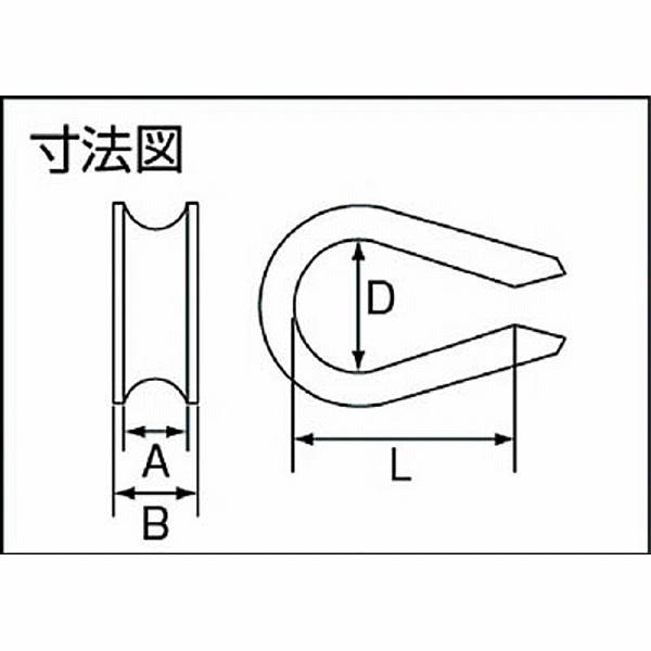 トラスコ中山 TRS-6 TRUSCO ライトシンブル ステンレス製 6mm用 2個入 | TRUSCO中山 | 01