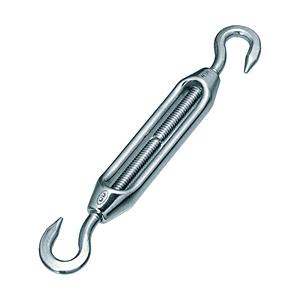 トラスコ中山 ステン製枠式ターンバックル フック＆フックタイプ ねじ径W1／4 TTB6H | TRUSCO中山