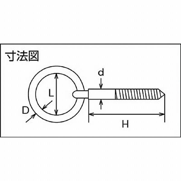 トラスコ中山 TMS-3M TRUSCO 丸カンスクリュー ステンレス製 3mm | TRUSCO中山 | 02