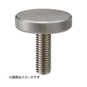 トラスコ中山 TKKBF-M6X25 TRUSCO ローレットノブ 平型 オネジ・スチール製 外径24XネジM6 | TRUSCO中山