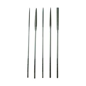 トラスコ中山 ダイヤモンドミニヤスリ 平・半丸・丸・三角・角 5本組セット 細目 TMIS2 | TRUSCO中山